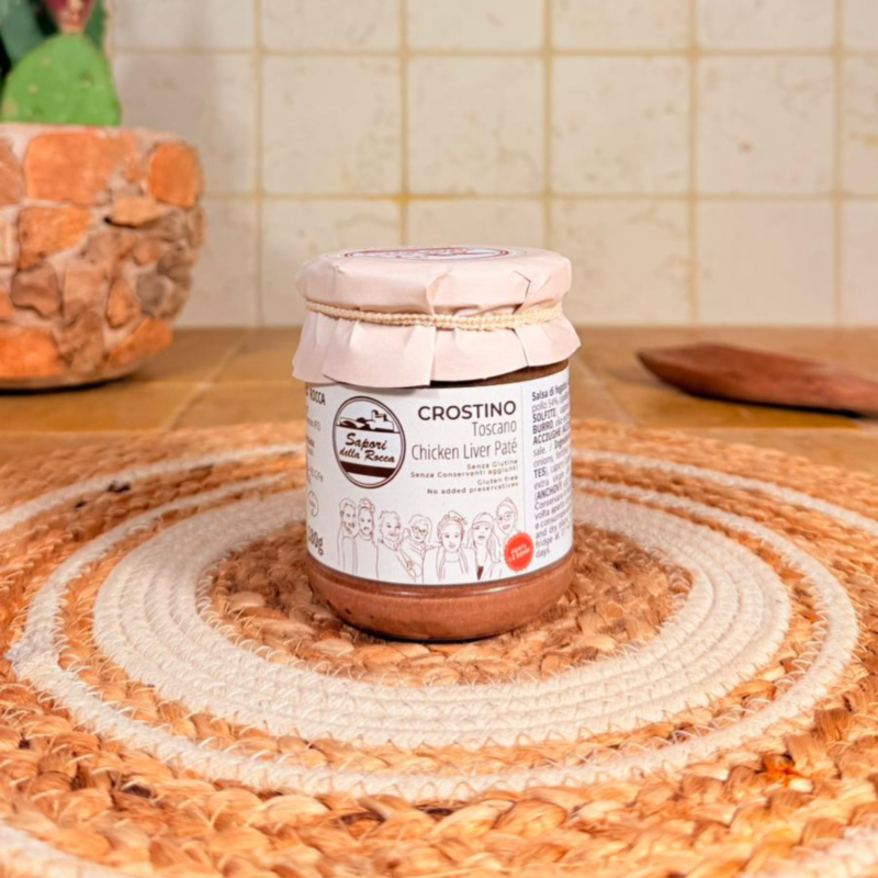Crostino Toscano 180 g – Patè di Fegatini | Ricette di Famiglia Sapori della Rocca