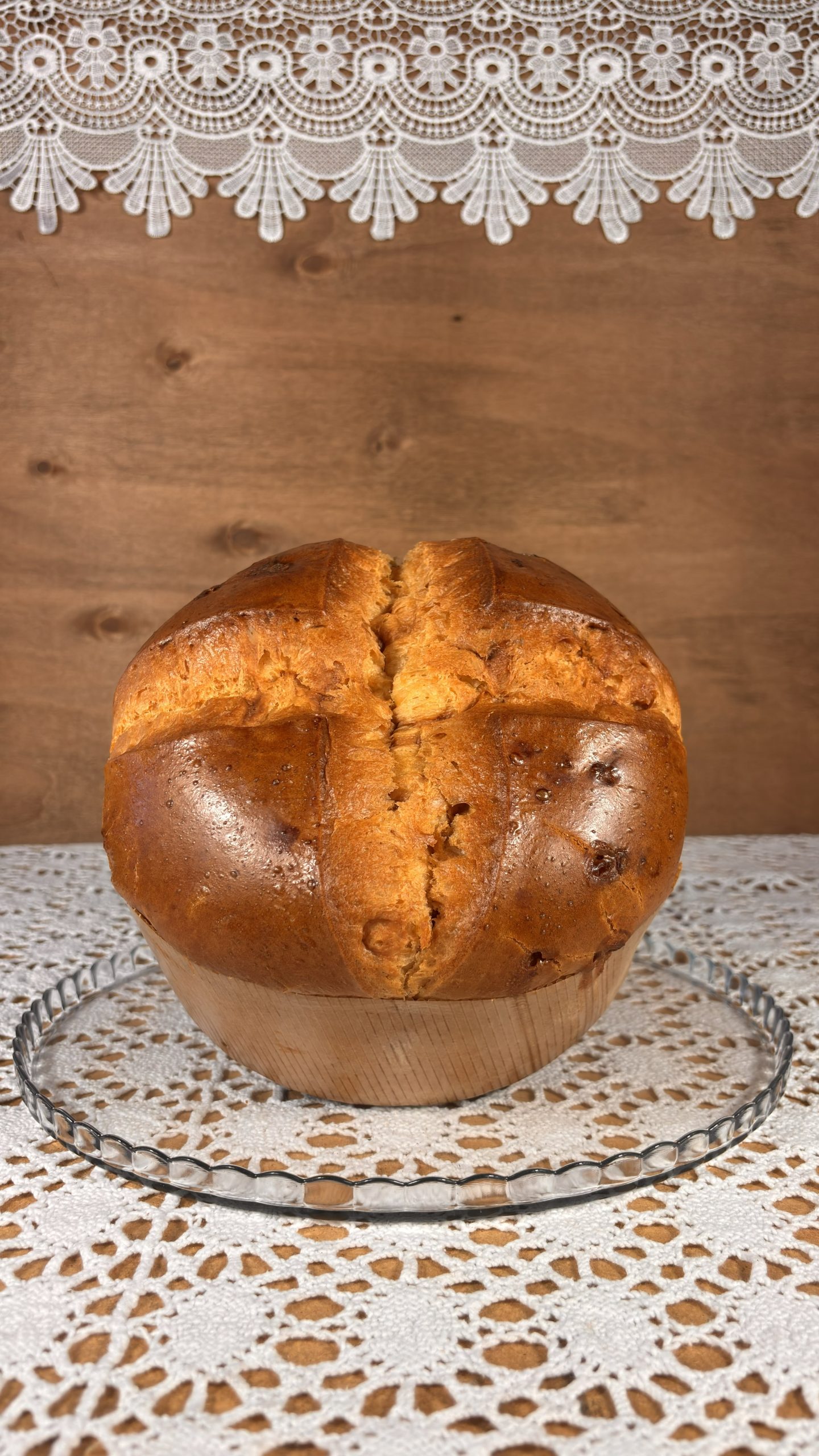 Panettone al Caramello Salato – Selezione Sapori della Rocca (1 kg) - immagine 2