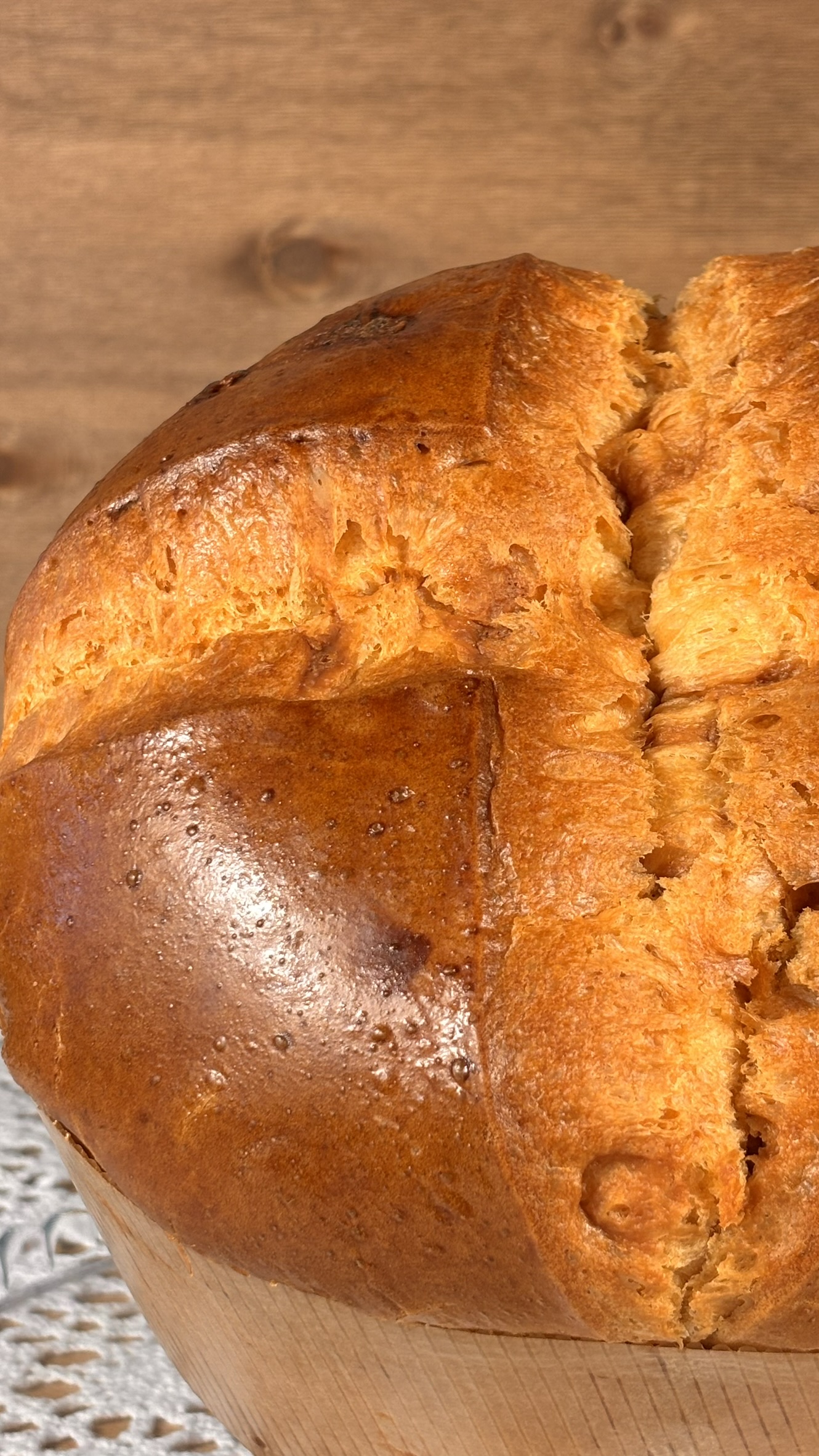 Panettone al Caramello Salato – Selezione Sapori della Rocca (1 kg) - immagine 4