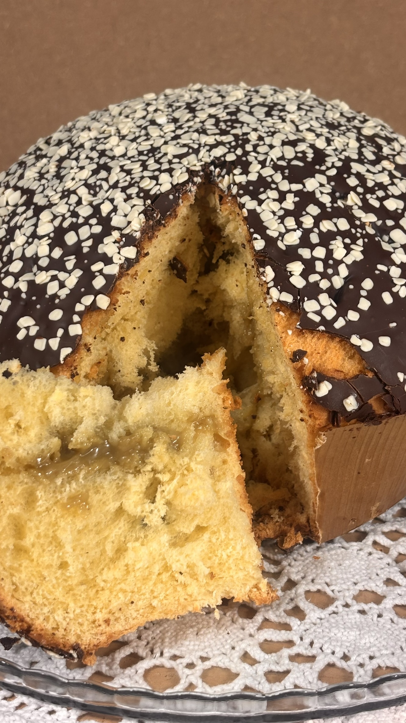 Panettone Pistacchio e Cioccolato – Selezione Sapori della Rocca (1 kg) - immagine 3