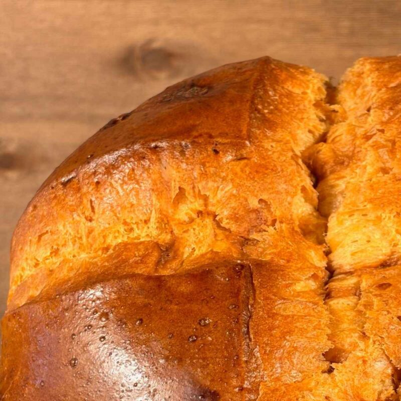 Panettone Caramello Salato da 1 kg Sapori della Rocca con gocce di caramello salato