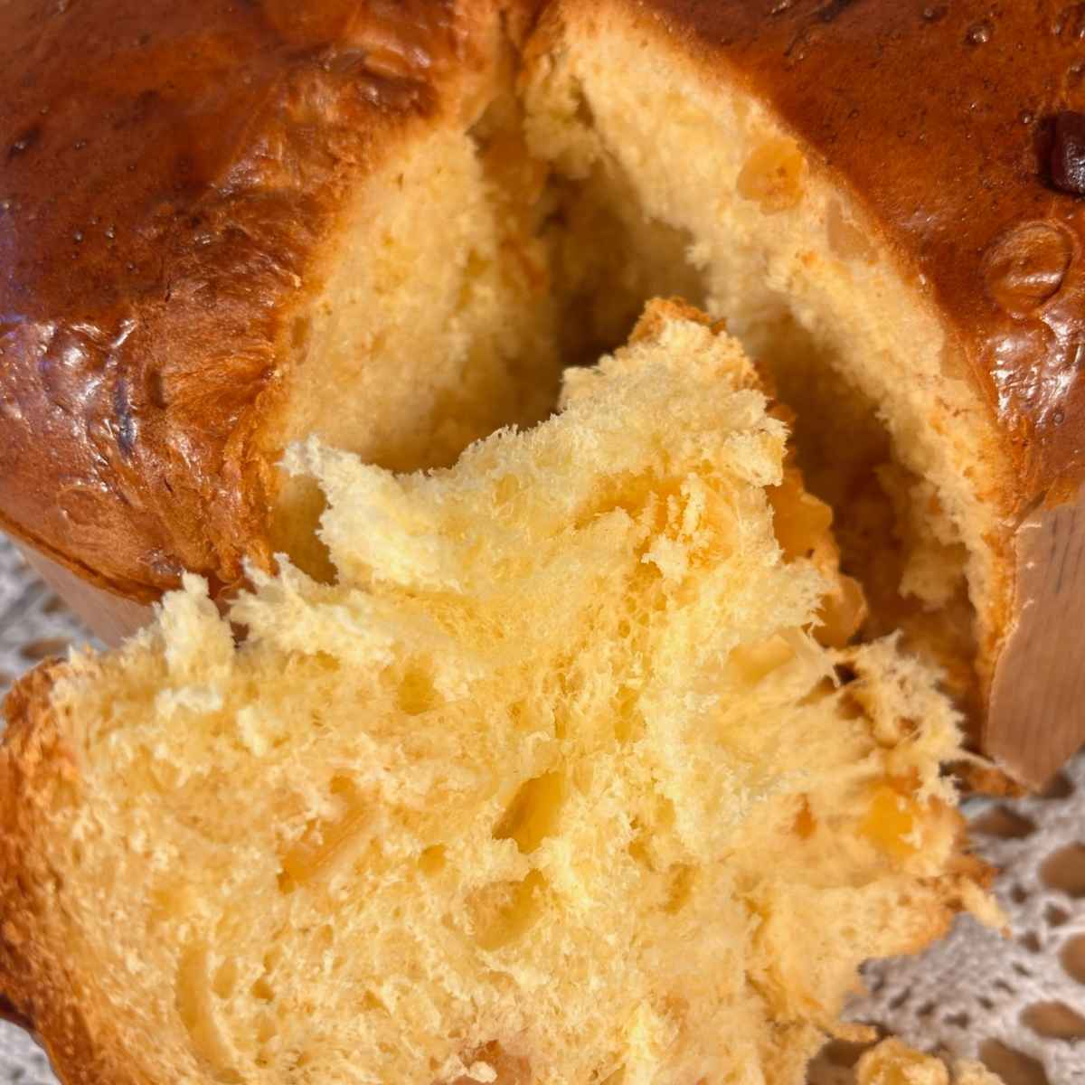 Panettone Frutto della Passione con frutta esotica disidratata da 1 kg, Sapori della Rocca