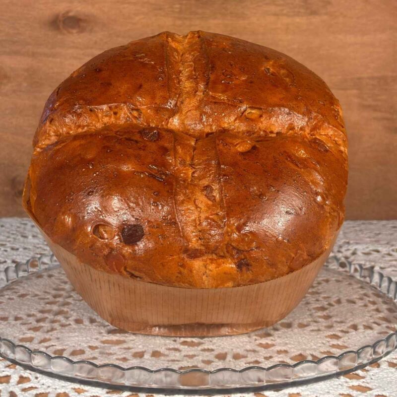 Panettone Frutto della Passione con frutta esotica disidratata da 1 kg, Sapori della Rocca