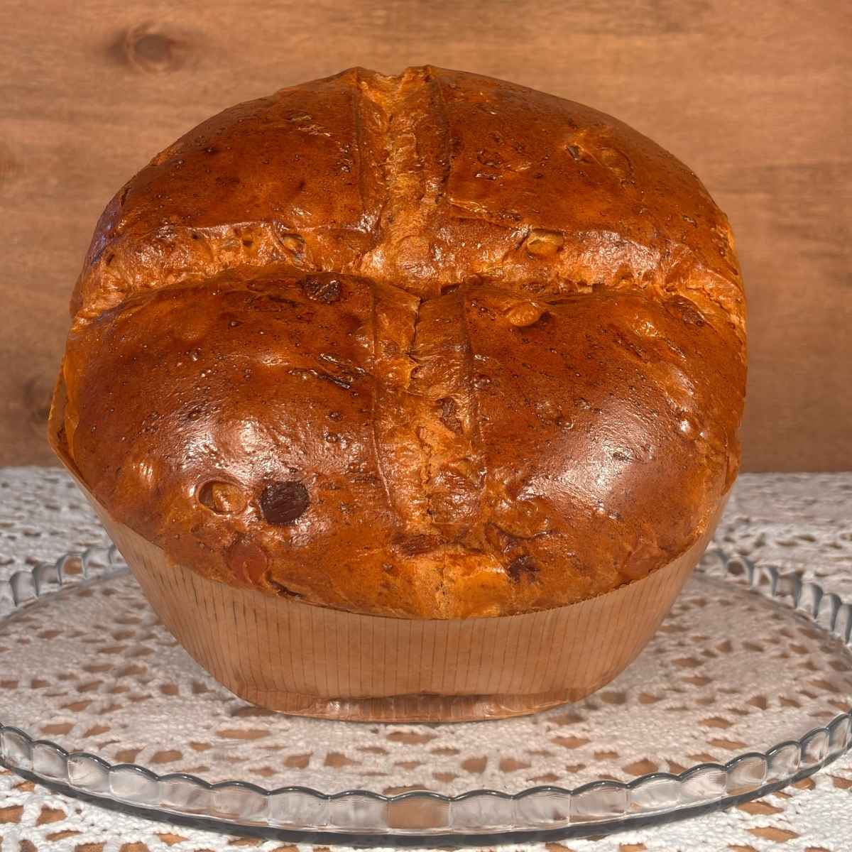Panettone Frutto della Passione con frutta esotica disidratata da 1 kg, Sapori della Rocca