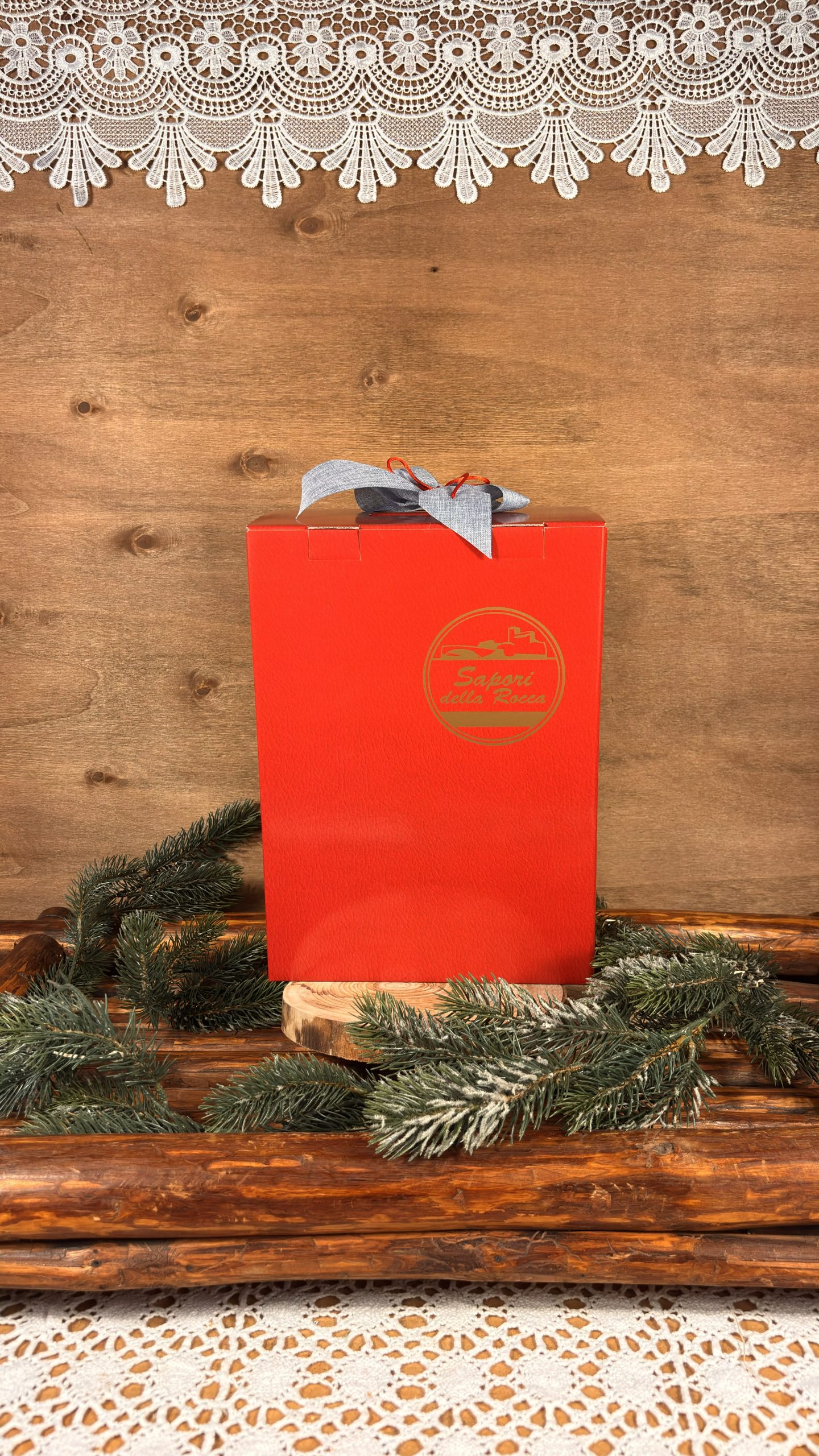 Panettone e Bottiglia – Confezione Regalo Natalizia - immagine 3
