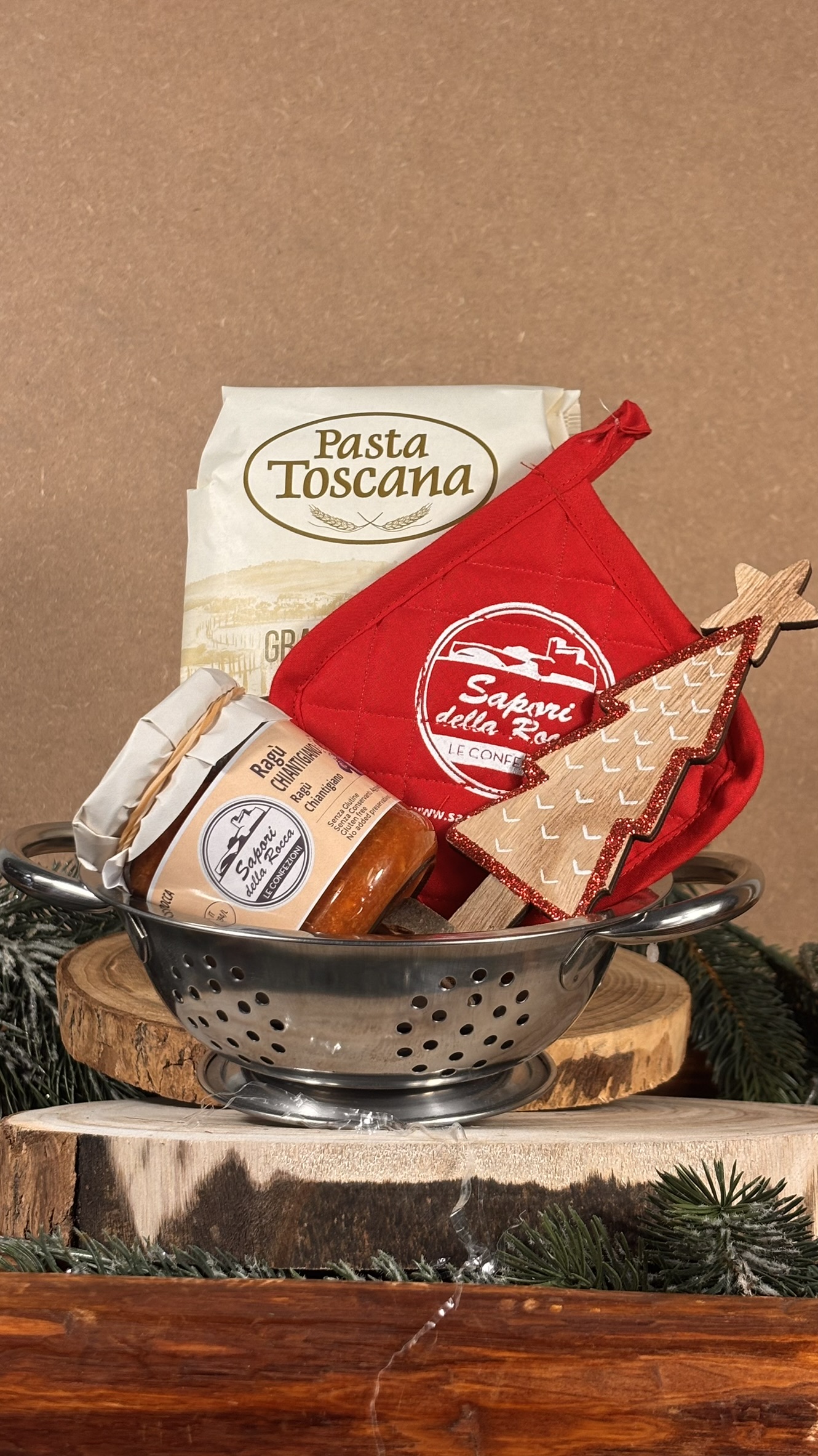 Lo Scolapasta di Natale – Confezione Regalo Sapori della Rocca - immagine 2