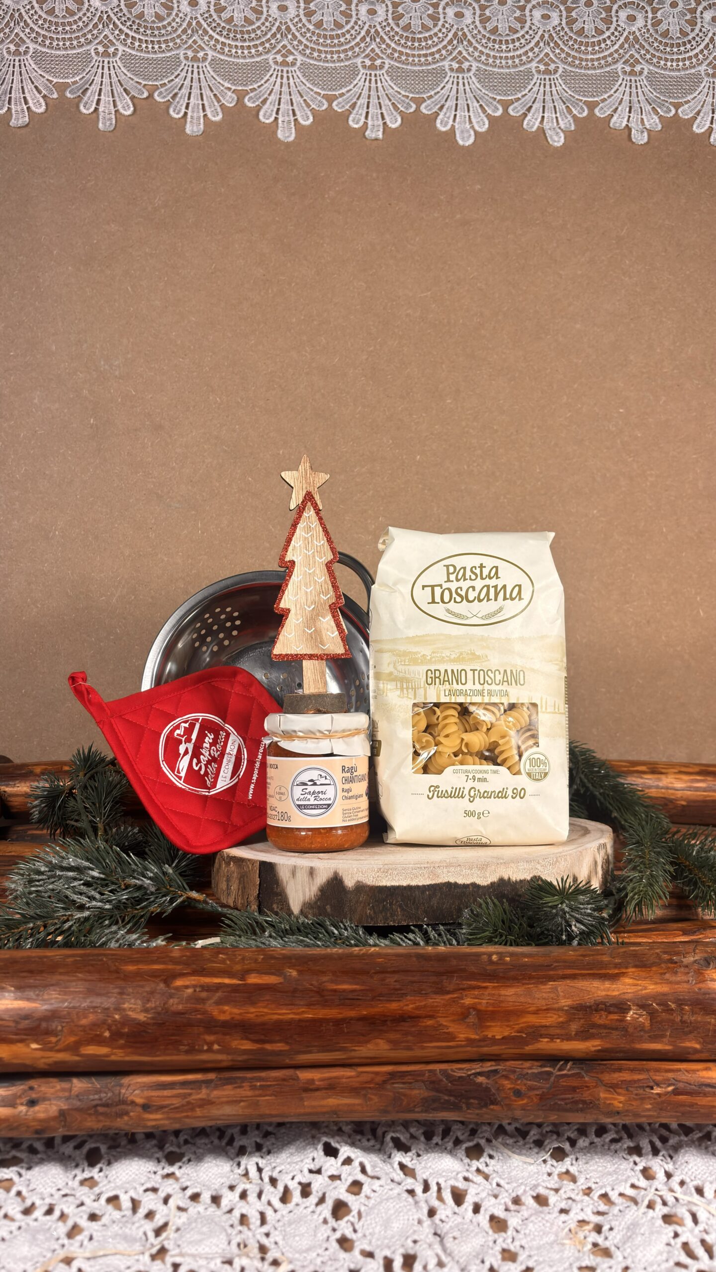 Lo Scolapasta di Natale – Confezione Regalo Sapori della Rocca - immagine 3