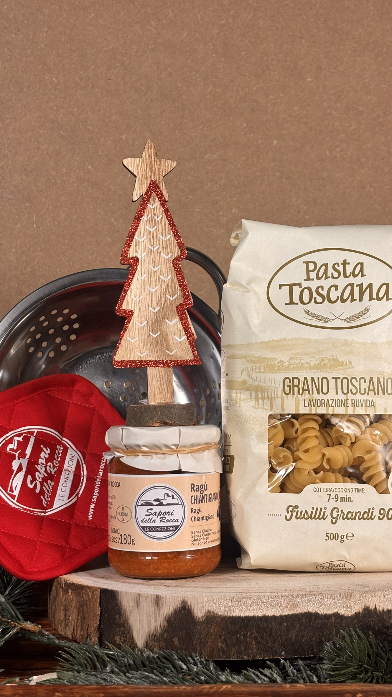 Lo Scolapasta di Natale – Confezione Regalo Sapori della Rocca - immagine 4
