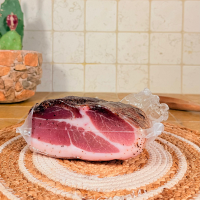 Trancio di Prosciutto salato alla Toscana,  con Pepe | Selezione Sapori della Rocca