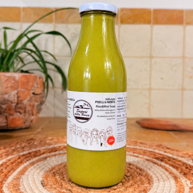 Vellutata di Piselli e Menta 500ml – Ricette di Famiglia | Sapori della Rocca