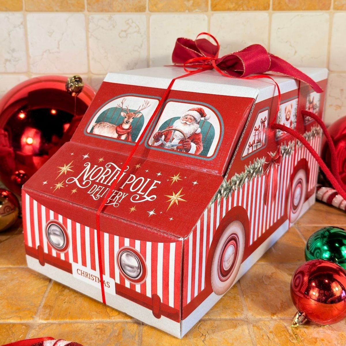 Babbo Natale Express – Confezione Regalo Natalizia a Camioncino - immagine 2