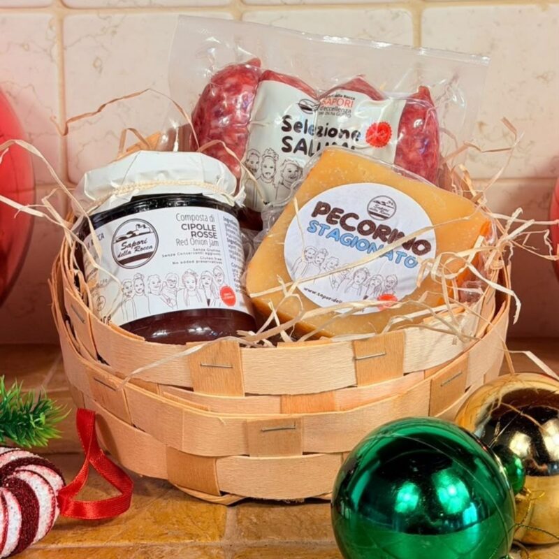 Pane, Amore e Pecorino – Confezione Regalo Natalizia Toscana