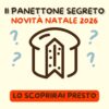 Grafica teaser del Panettone Segreto Natale 2026 Sapori della Rocca, gusto a sorpresa