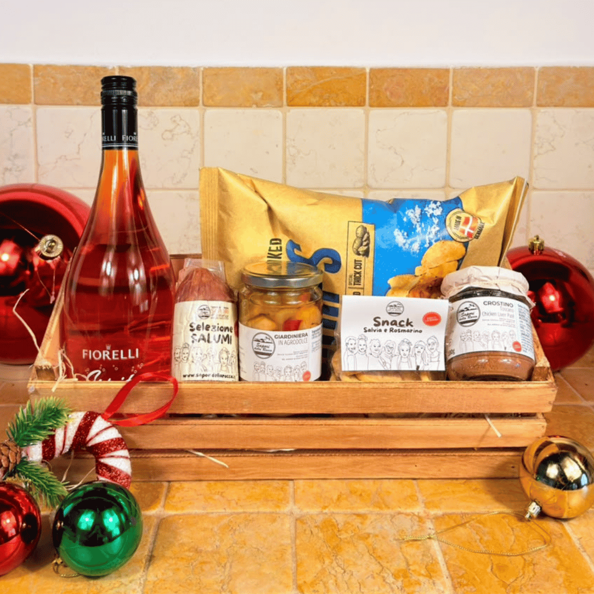 Pronti, Stappa, Via! – Confezione Regalo Natalizia Aperitivo